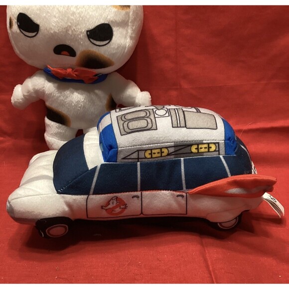 Ghostbusters Vehicle Ambulance Stay Puft Marshmallow Man Set Of Two Plush Toys - Picture 2 of 13